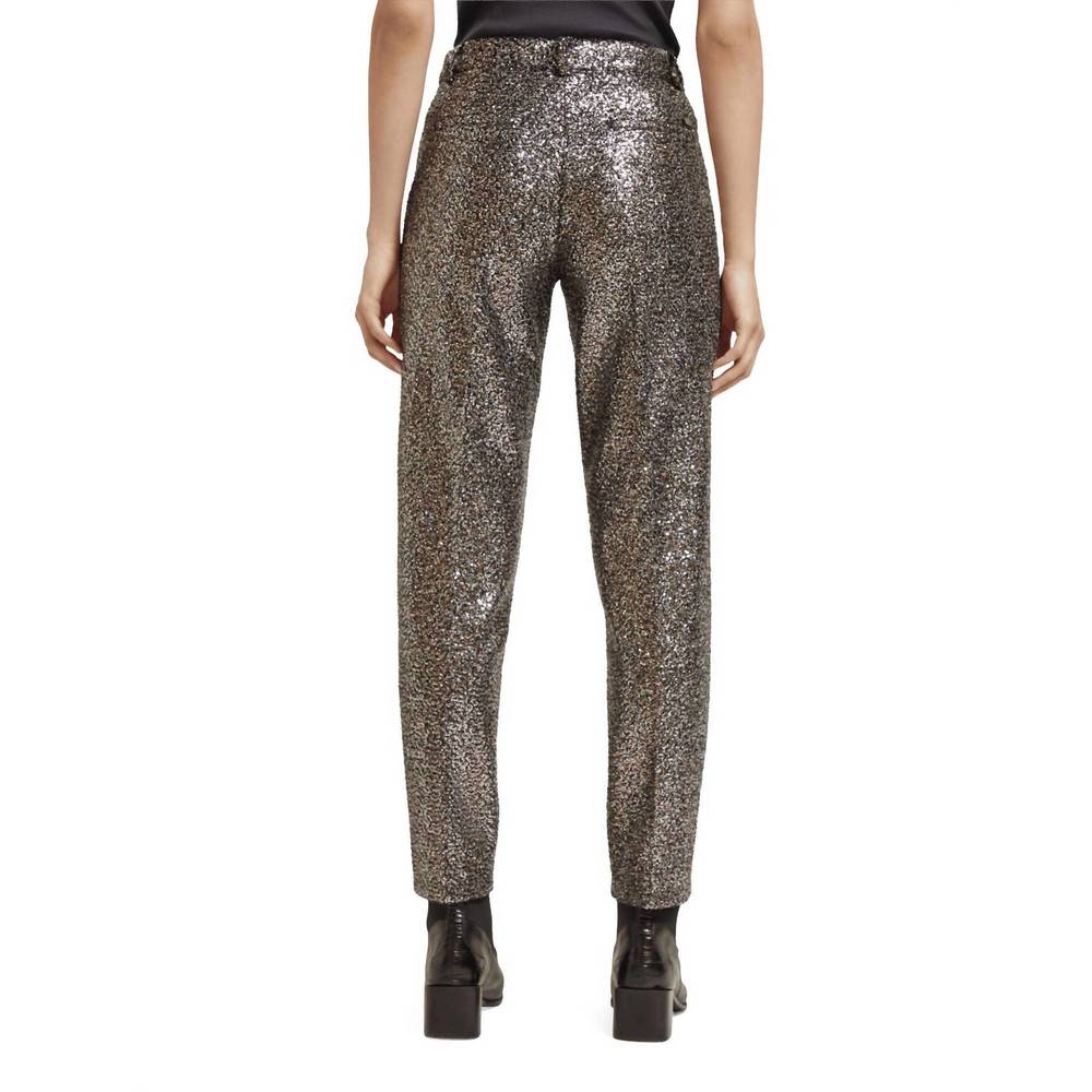 NEW SCOTCH & SODA lowry sequined slim pant in midnight - Picture 3 of 5